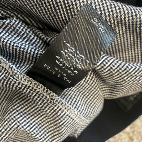 Rag & Bone Womens Pant size 6 Simone Tweed Houndstooth Commute Office Stretch - Picture 7 of 9